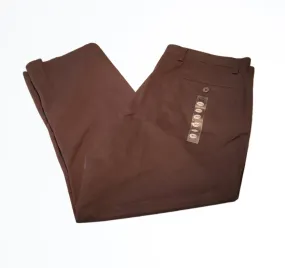 NWT Dockers Classic Black Flat Front No Cuff Chino 36x30