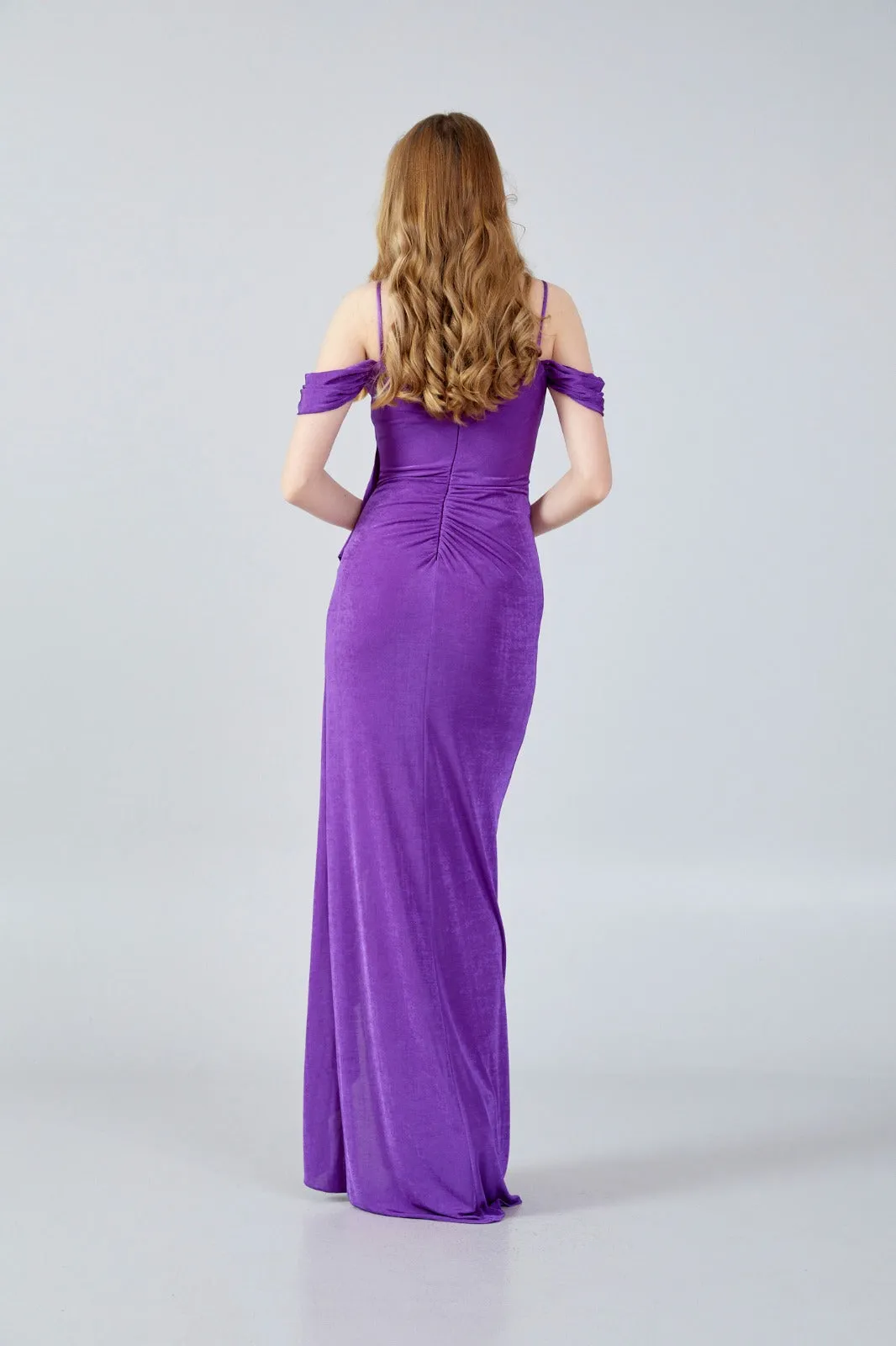 Off Shoulder Eveing Dress