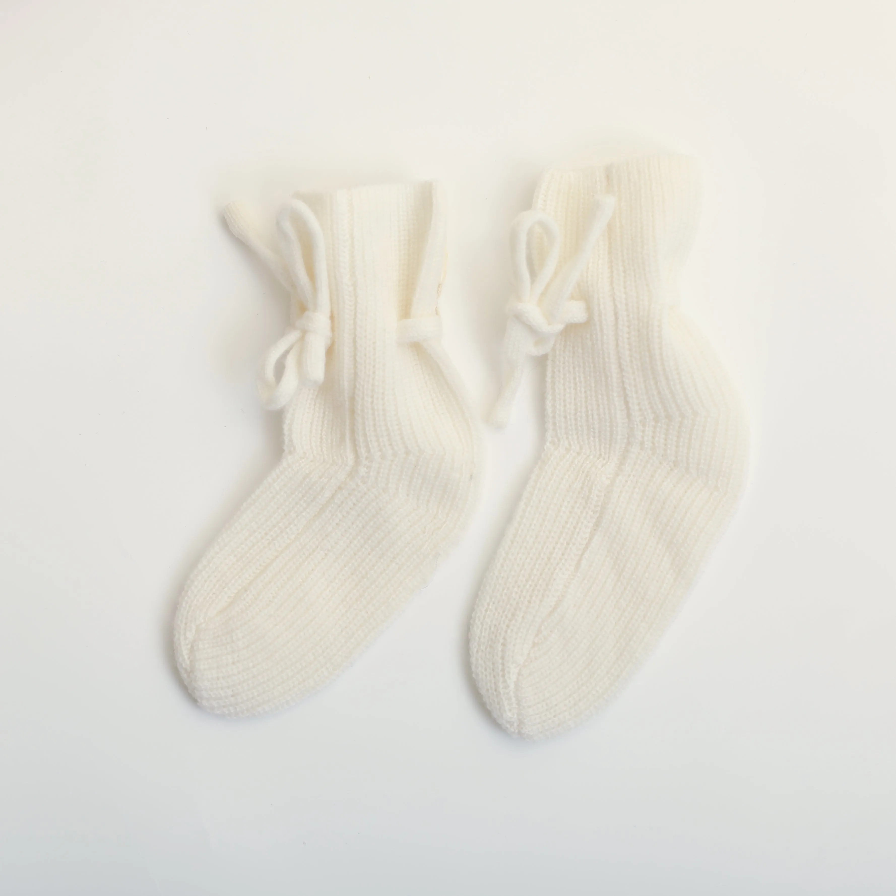 Off White Knit Top & Pants 4 Piece Set