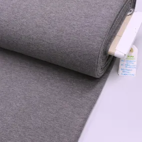 Organic Heavy Sweatshirting - Marl Grey Melange