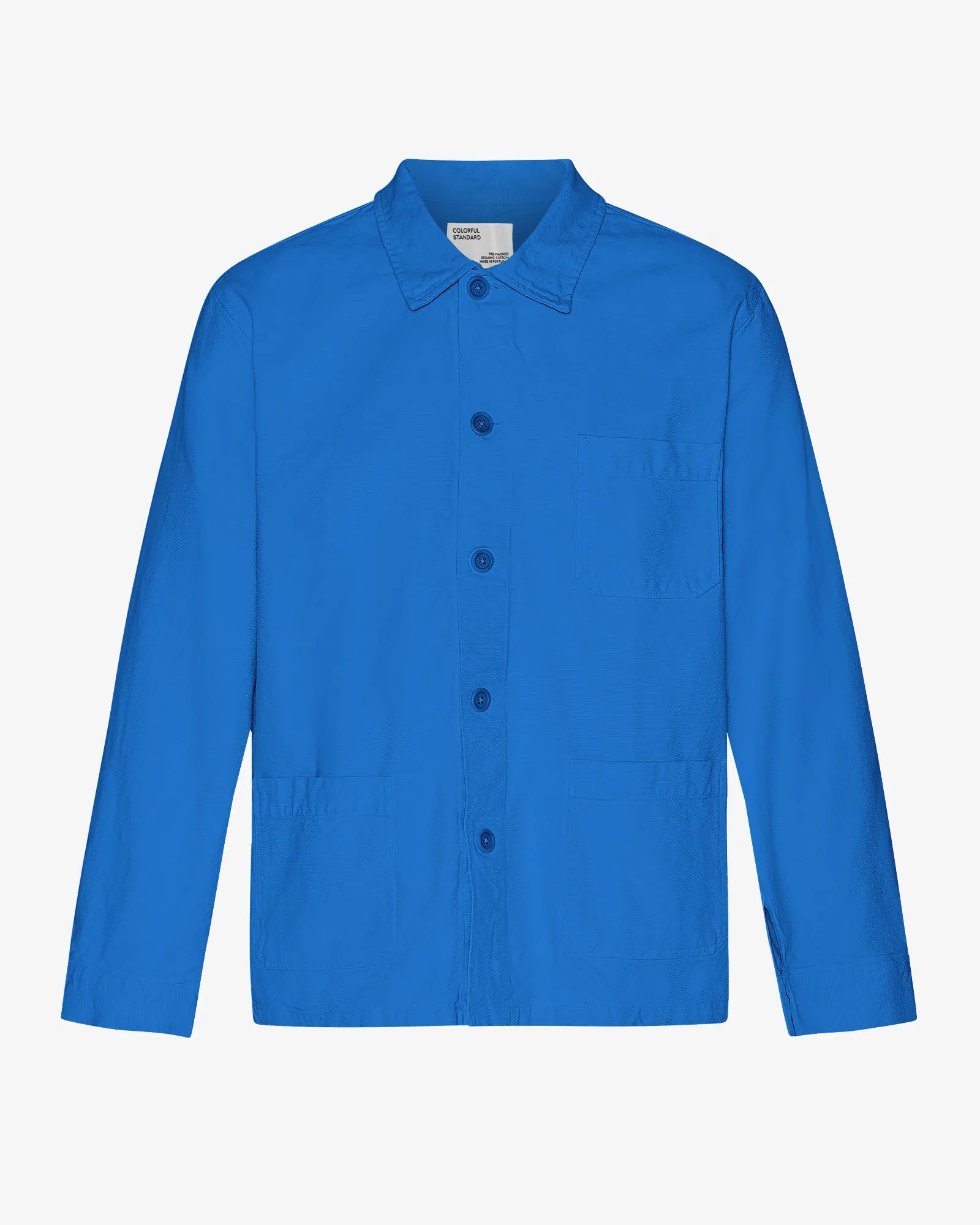 Organic Workwear Jacket - Pacific Blue