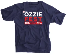 Ozzie Fest : Hit. Run. ATL Baseball Shirt