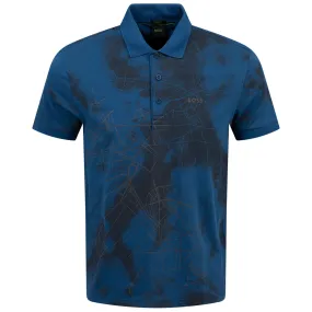 Paddy 3 Cotton Stretch Polo Open Blue - W24