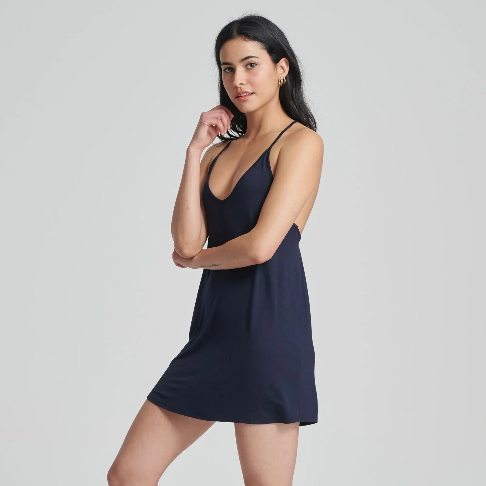 Pajama Slip Dress