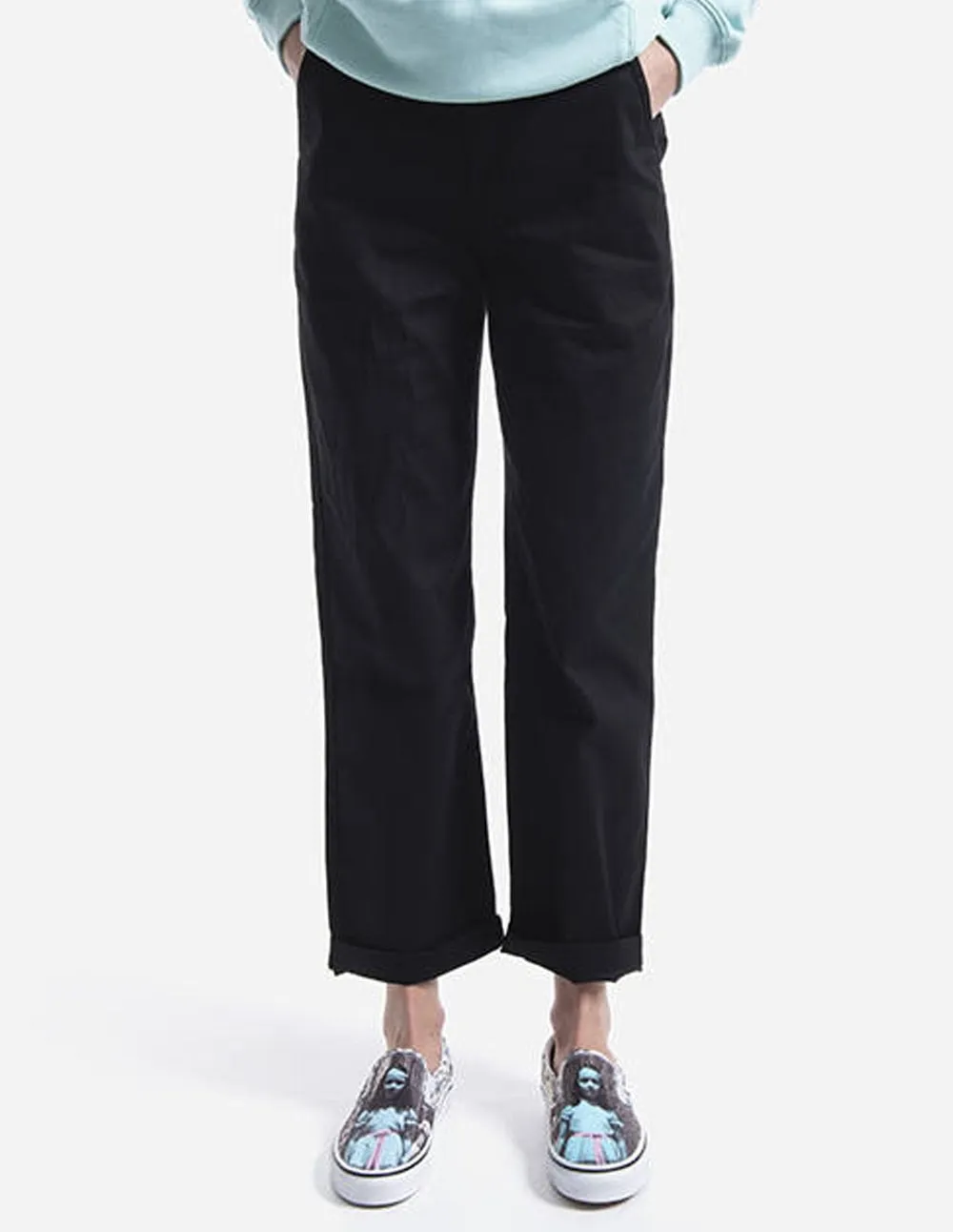 Pantalones Chinos Vans Authentic Negros Mujer