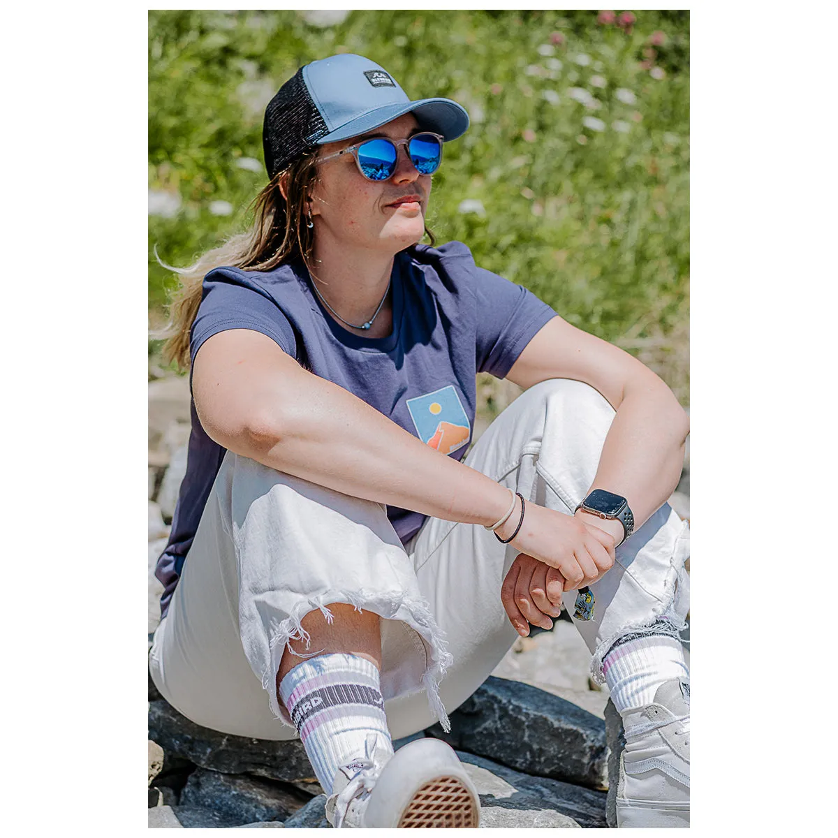Picos Tee - Indigo