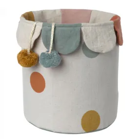 Polka Dot Basket - Chinos Green