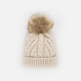 Pom-Pom Beanie Hat