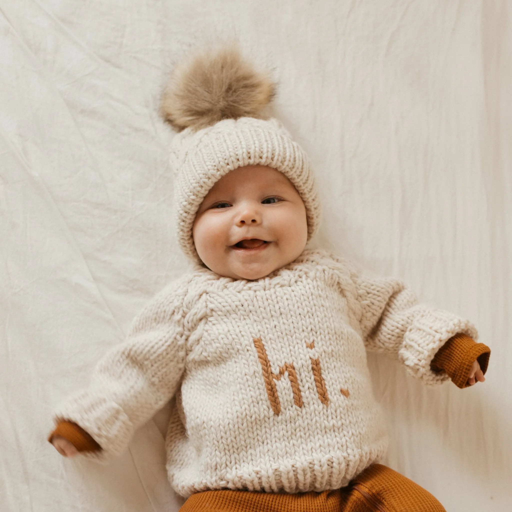 Pom-Pom Beanie Hat