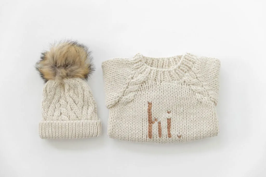 Pom-Pom Beanie Hat