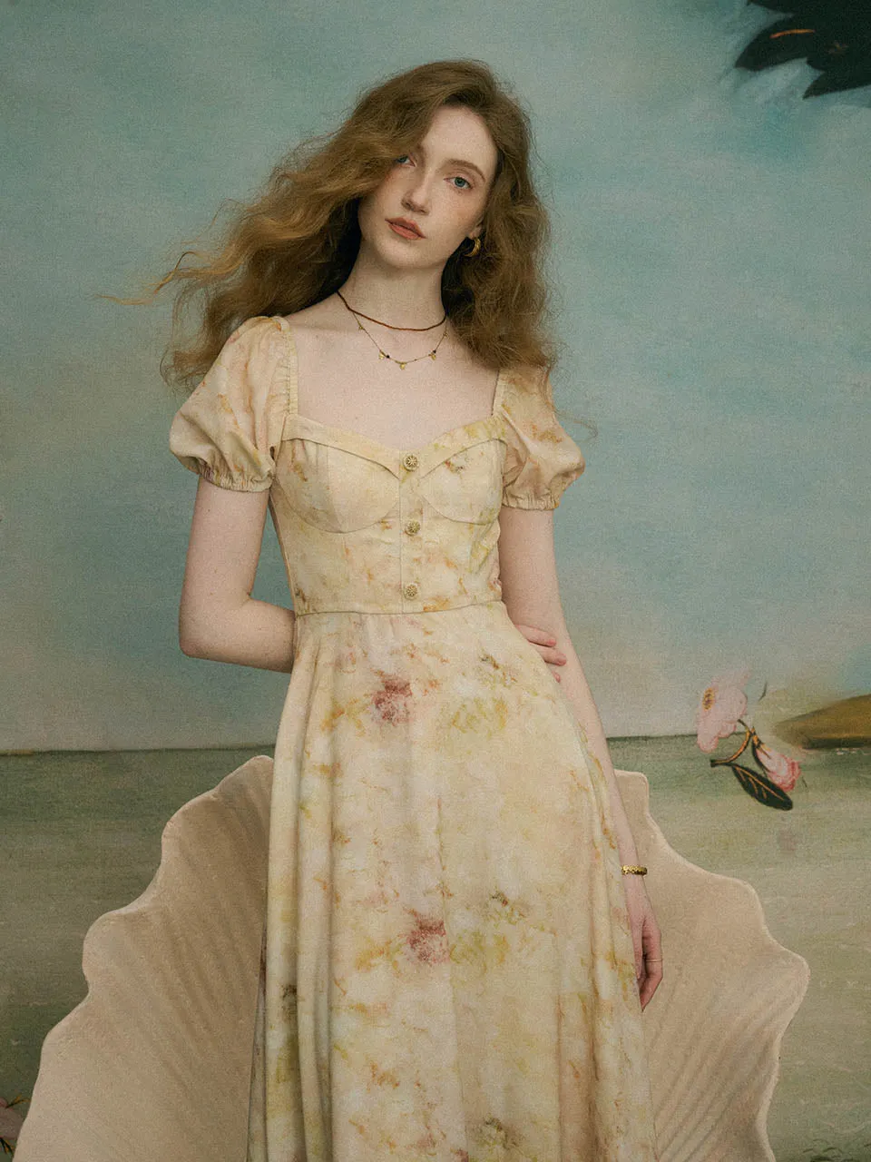 Psyche heartneck long dress