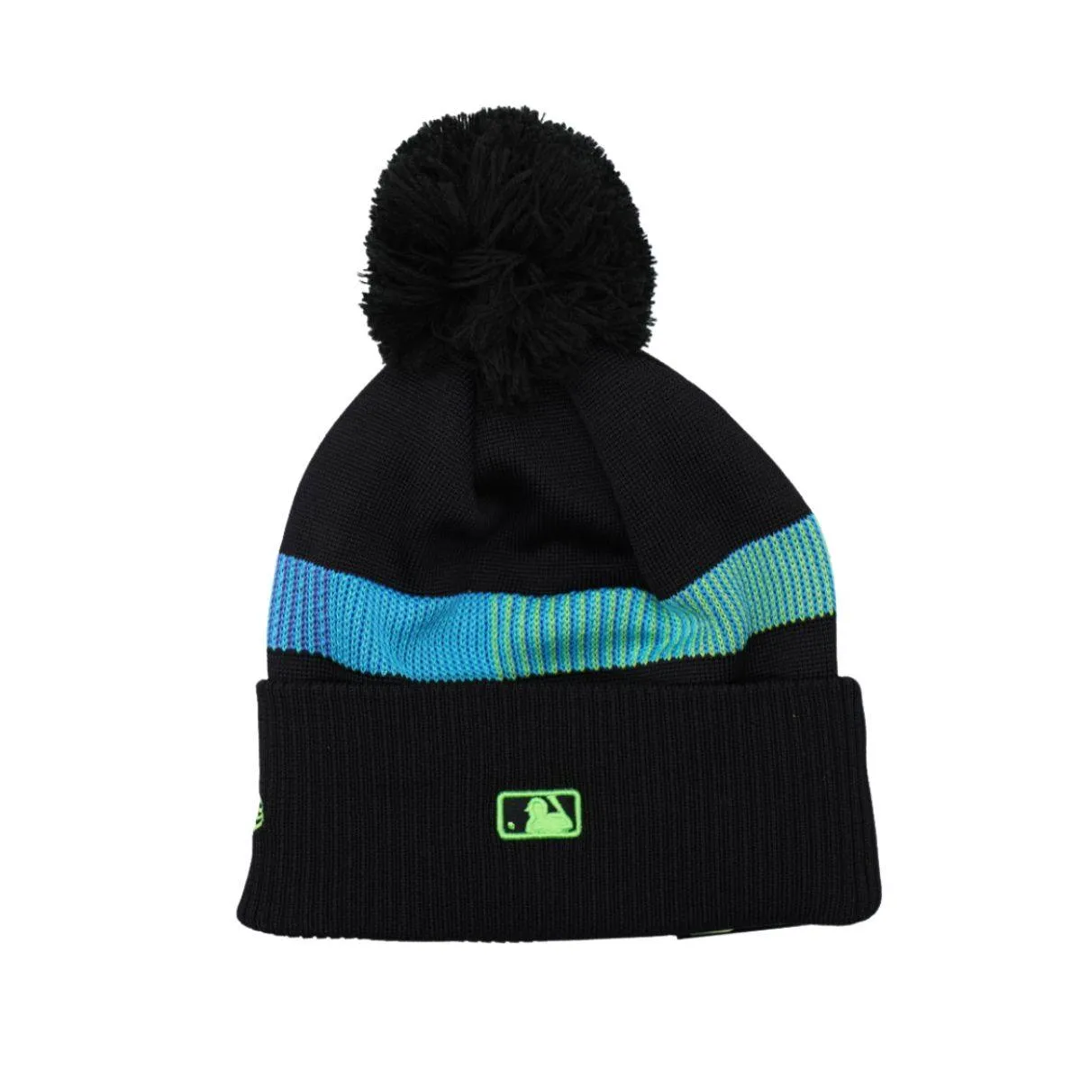 Rays New Era Black Gradient Skyway City Connect Burst Knit Hat