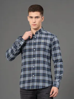 RedTape Beige Striped Shirt for Men | Premium Comfort