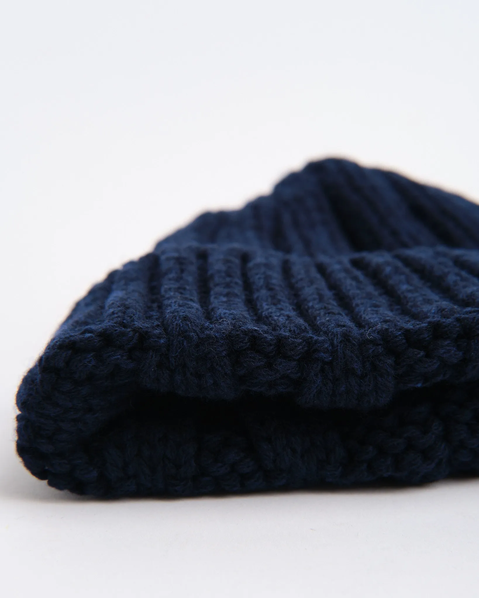 Rib Beanie Blue