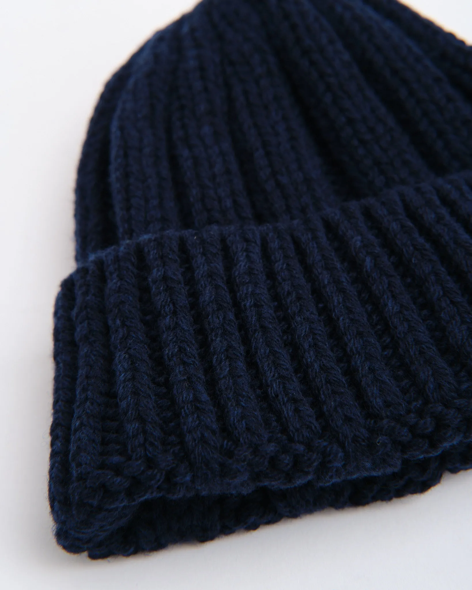 Rib Beanie Blue