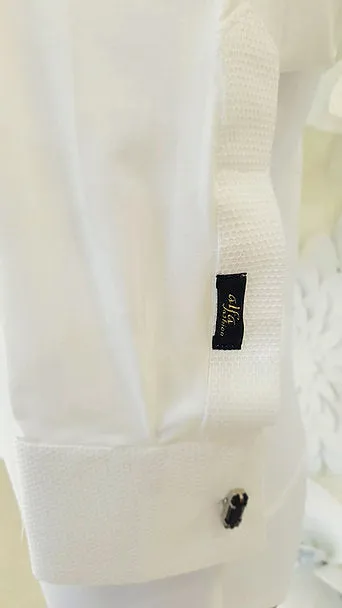 SALE Alfa Fashion Stretch Competition Tails Shirt Black or White