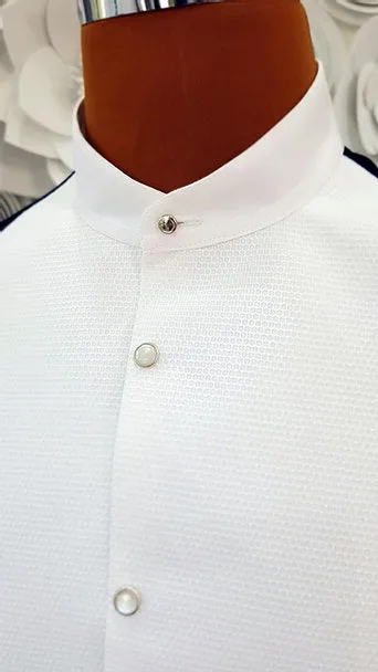 SALE Alfa Fashion Stretch Competition Tails Shirt Black or White