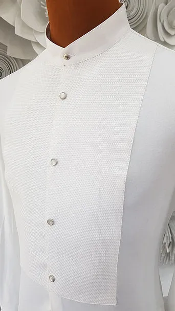 SALE Alfa Fashion Stretch Competition Tails Shirt Black or White