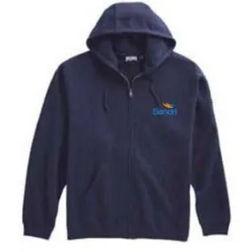 SAND- Full Zip Hooded Sweatshirt