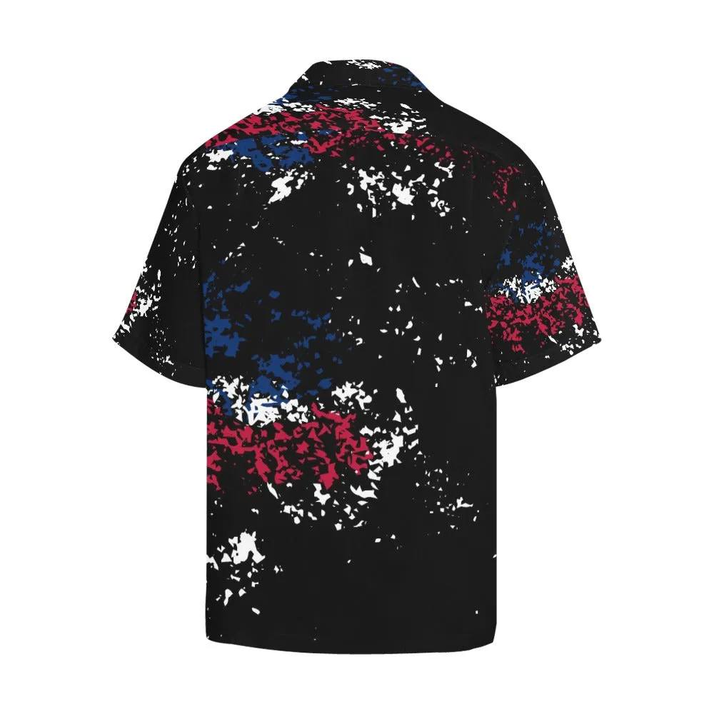 Saul Short Sleeve Shirt with Lapel Collar