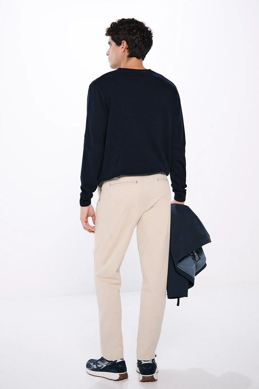 Slim Fit Colored Chinos Pants - Beige
