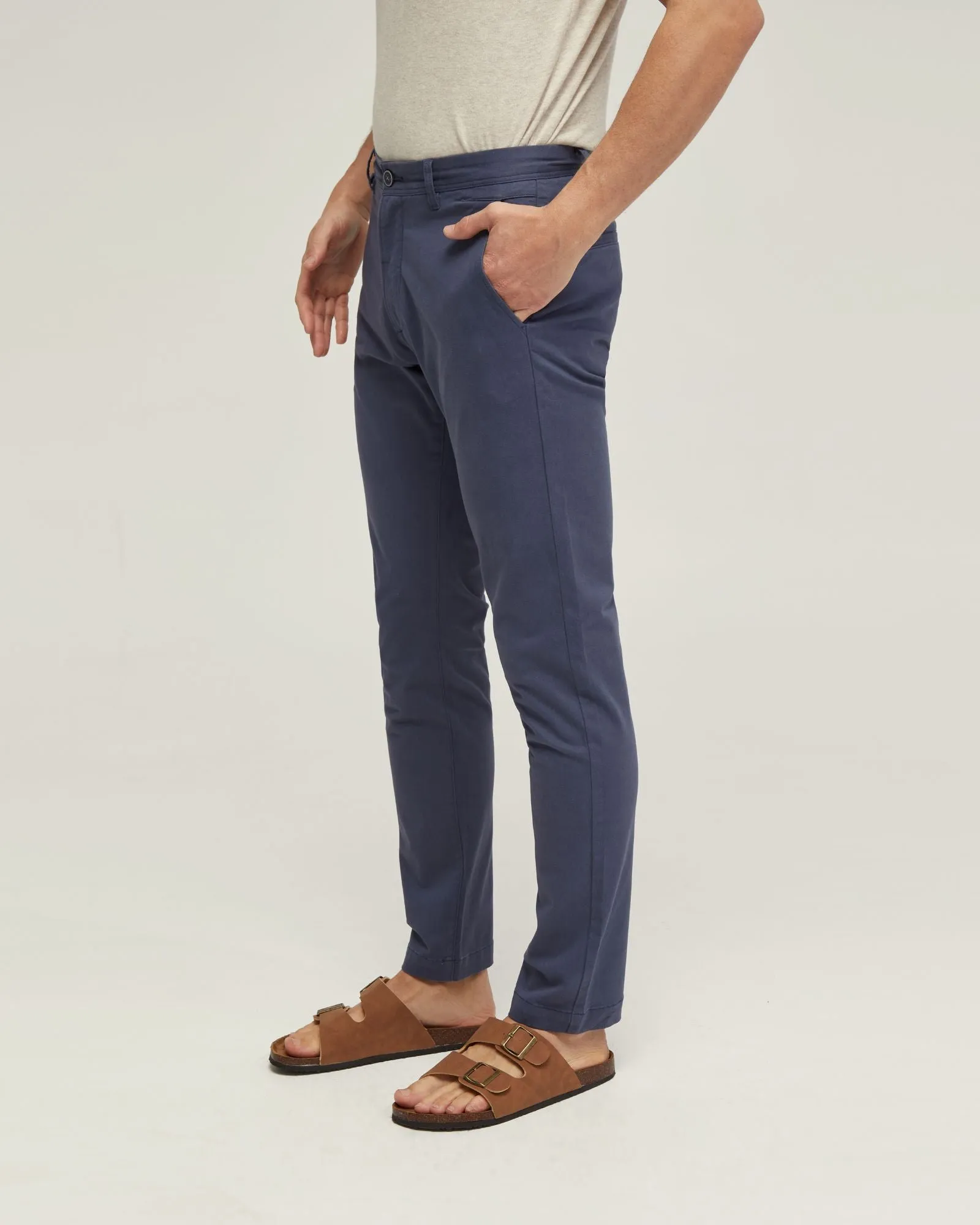 Slim Leg Cotton Chino