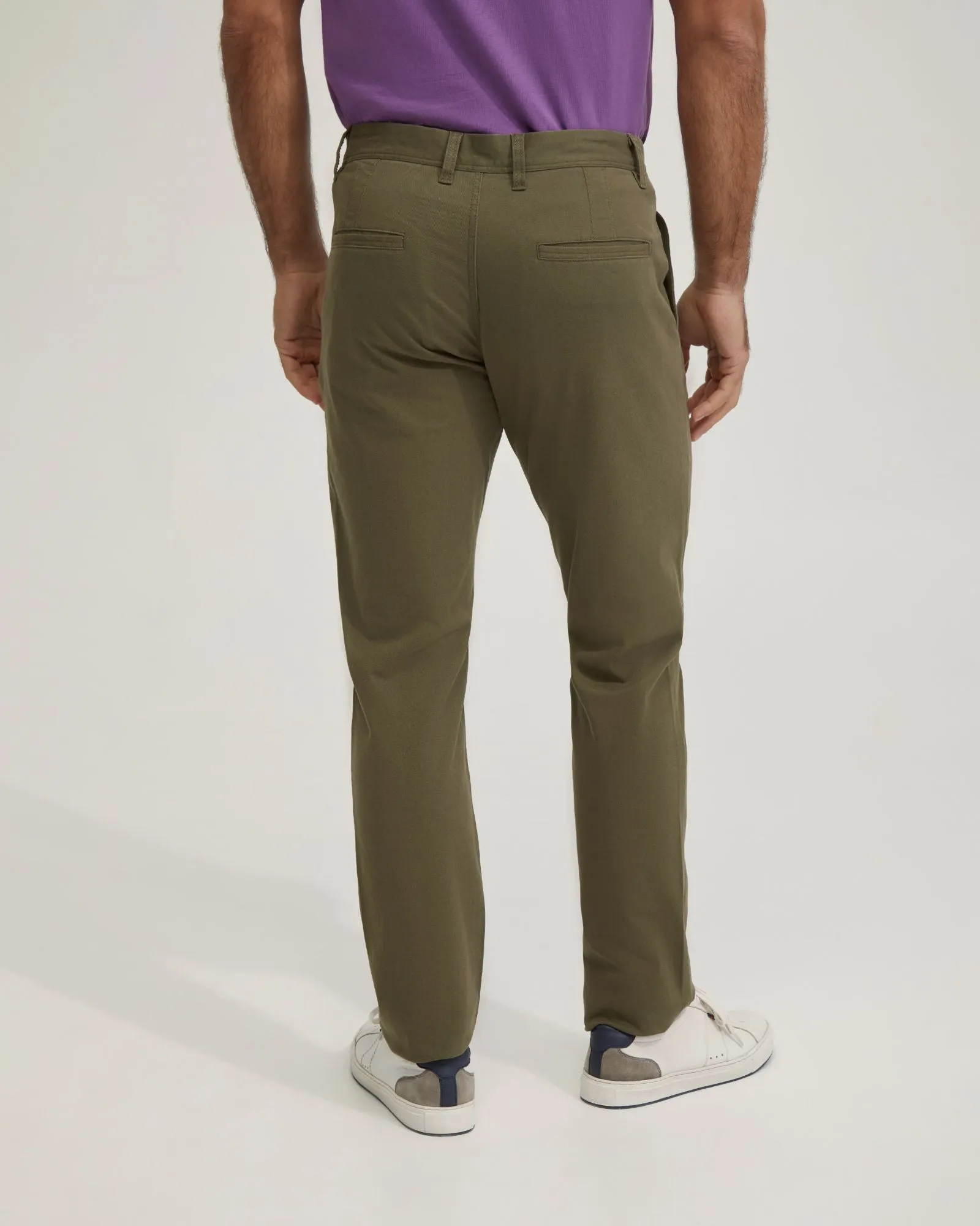 Slim Leg Cotton Chino