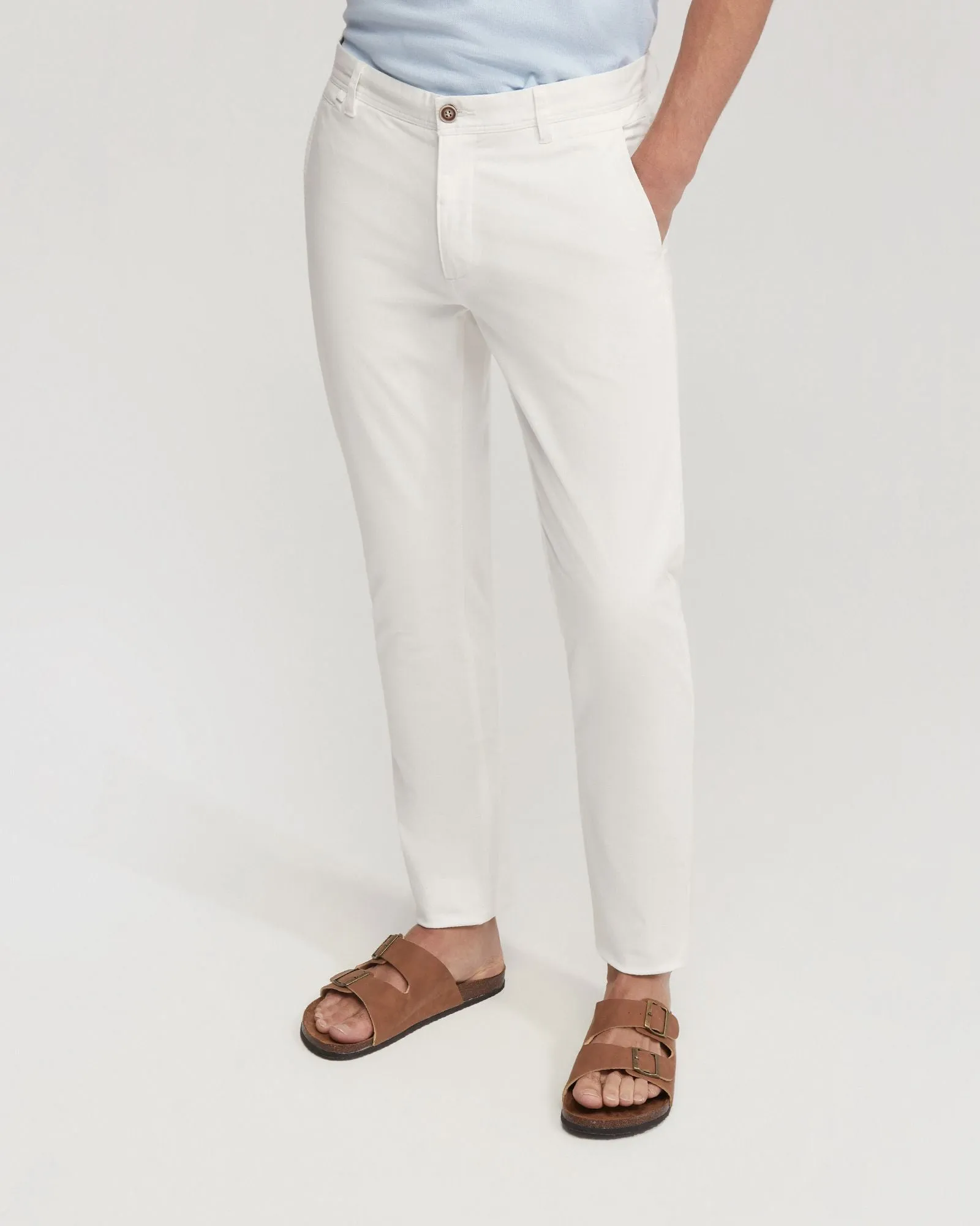 Slim Leg Cotton Chino