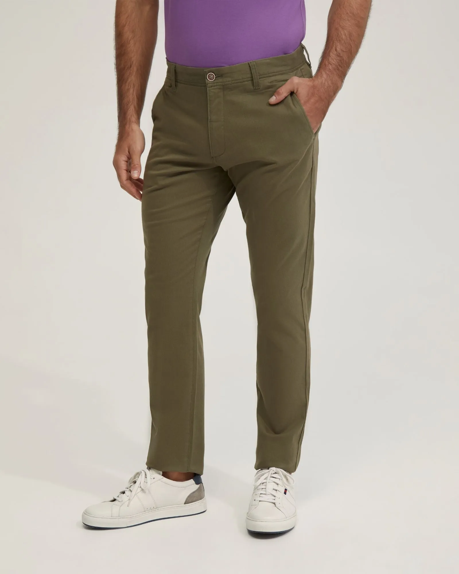Slim Leg Cotton Chino