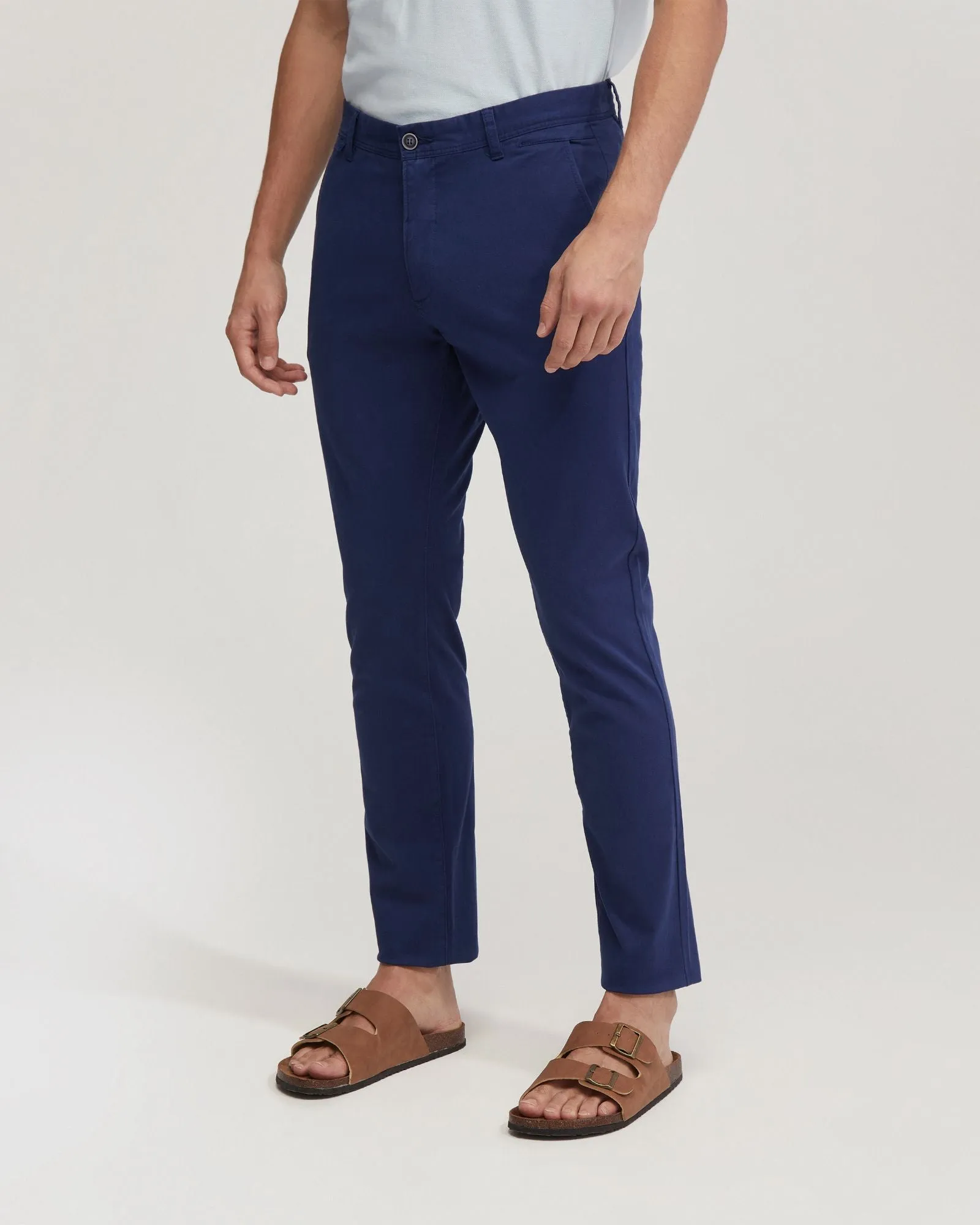 Slim Leg Cotton Chino