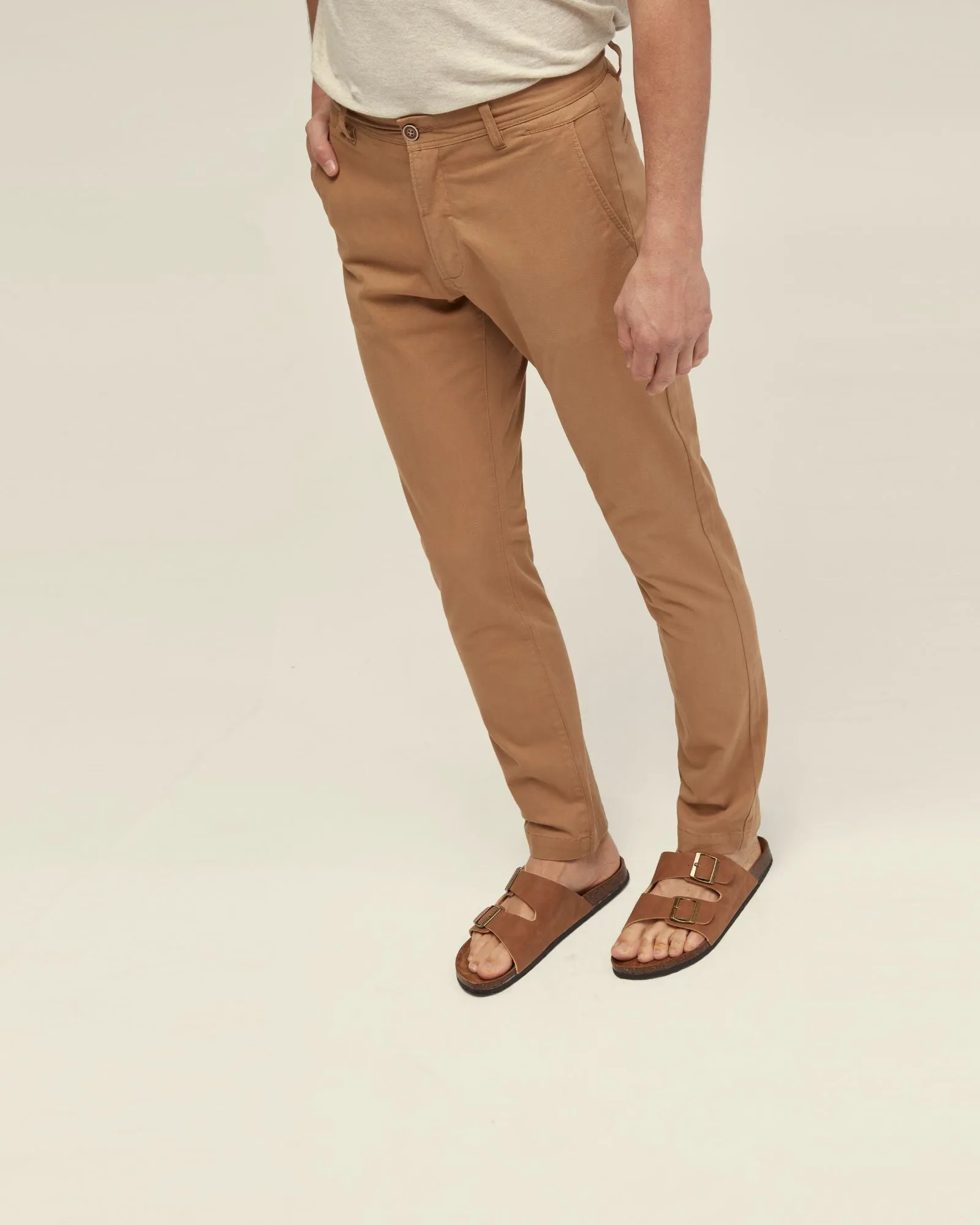Slim Leg Cotton Chino