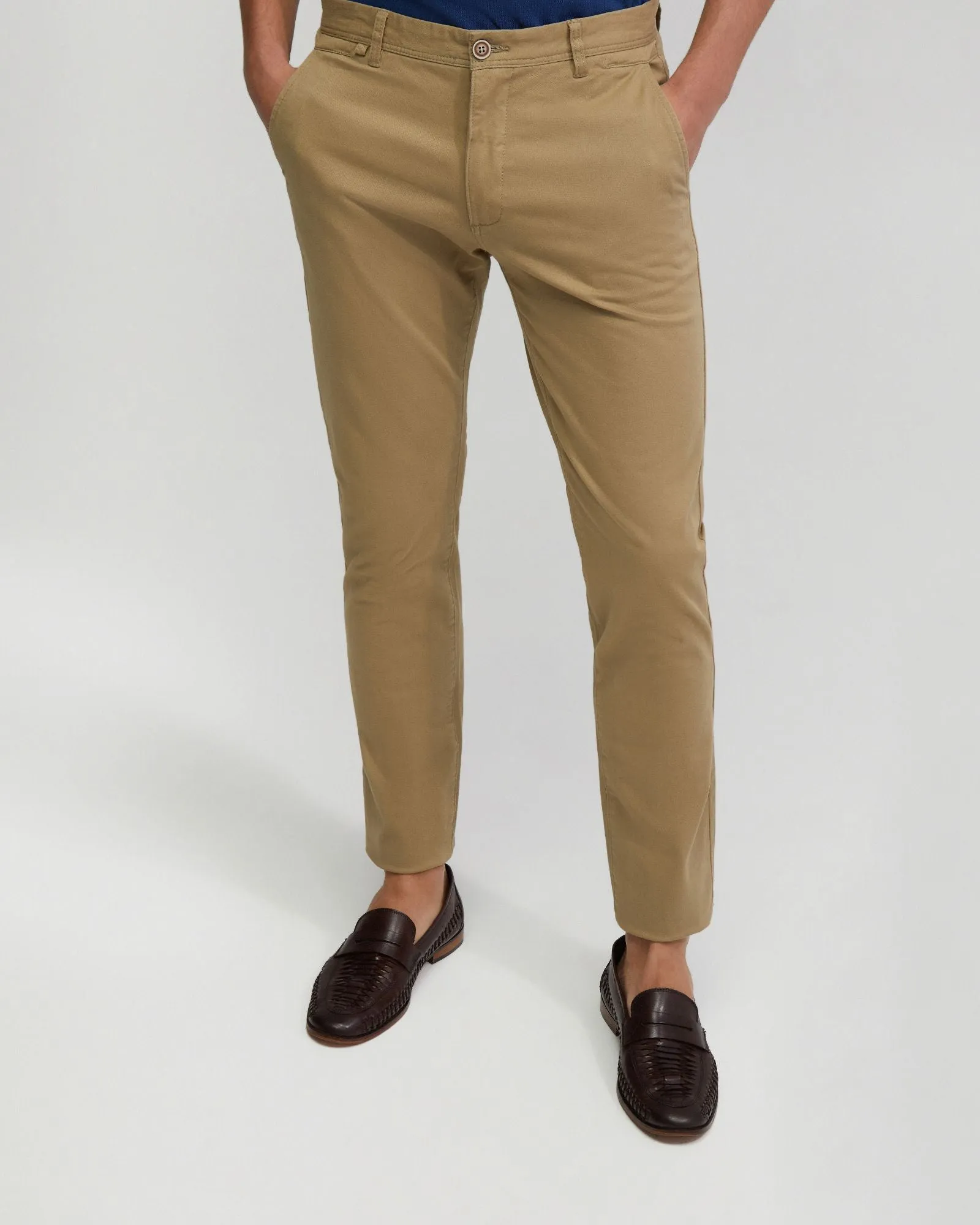 Slim Leg Cotton Chino