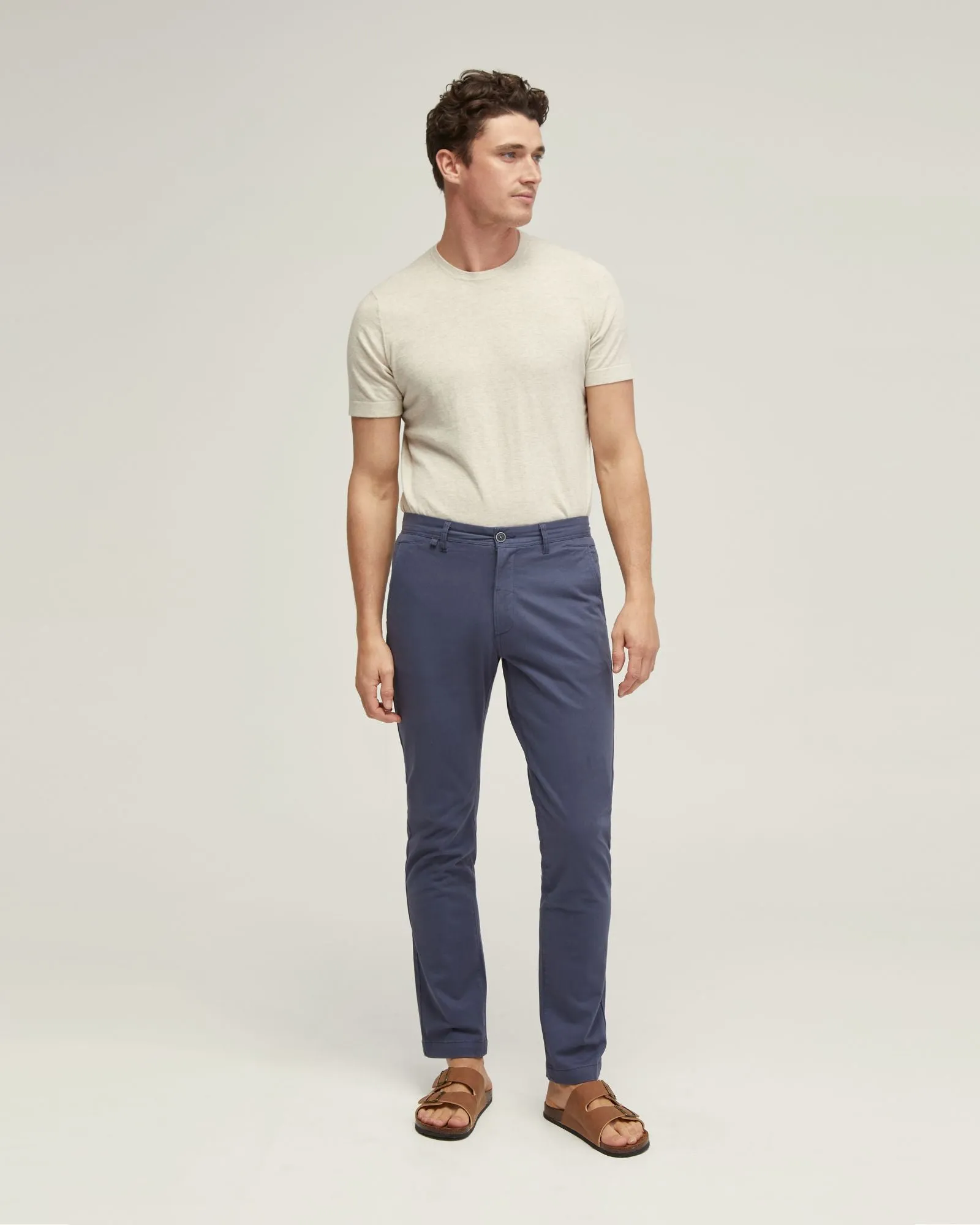 Slim Leg Cotton Chino