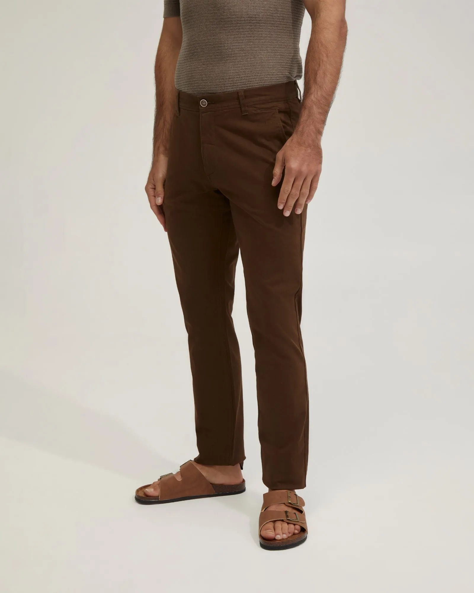 Slim Leg Cotton Chino