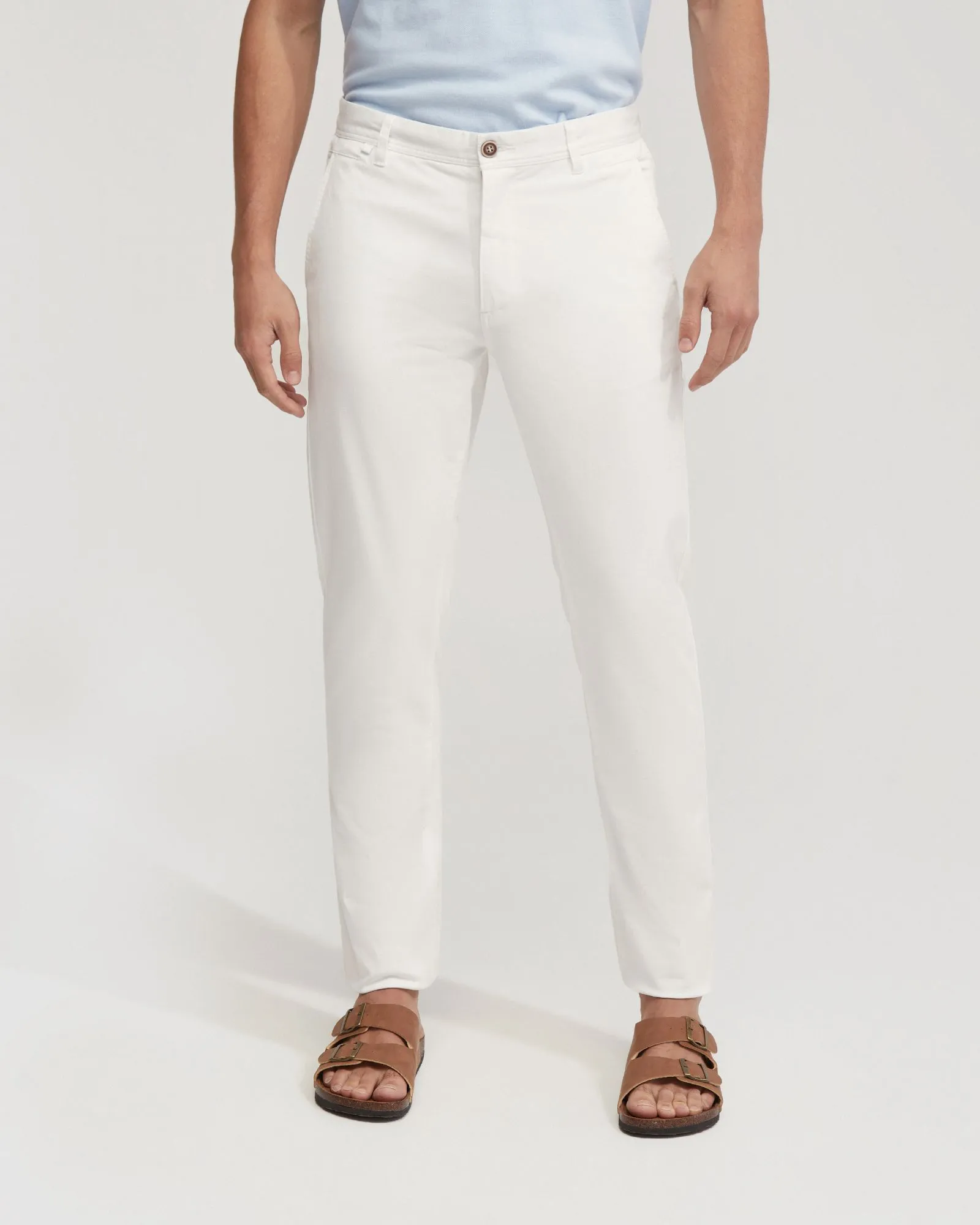 Slim Leg Cotton Chino