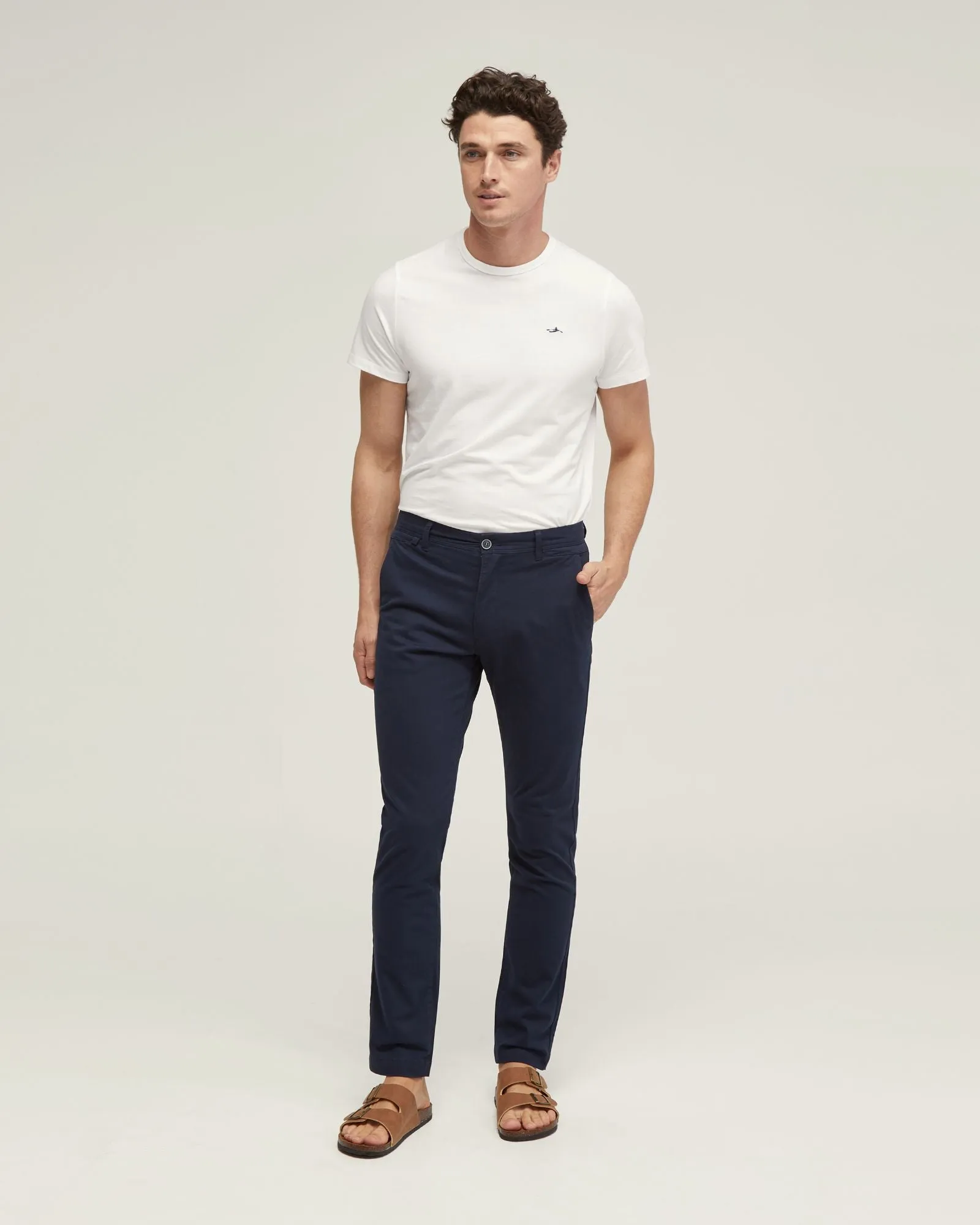 Slim Leg Cotton Chino