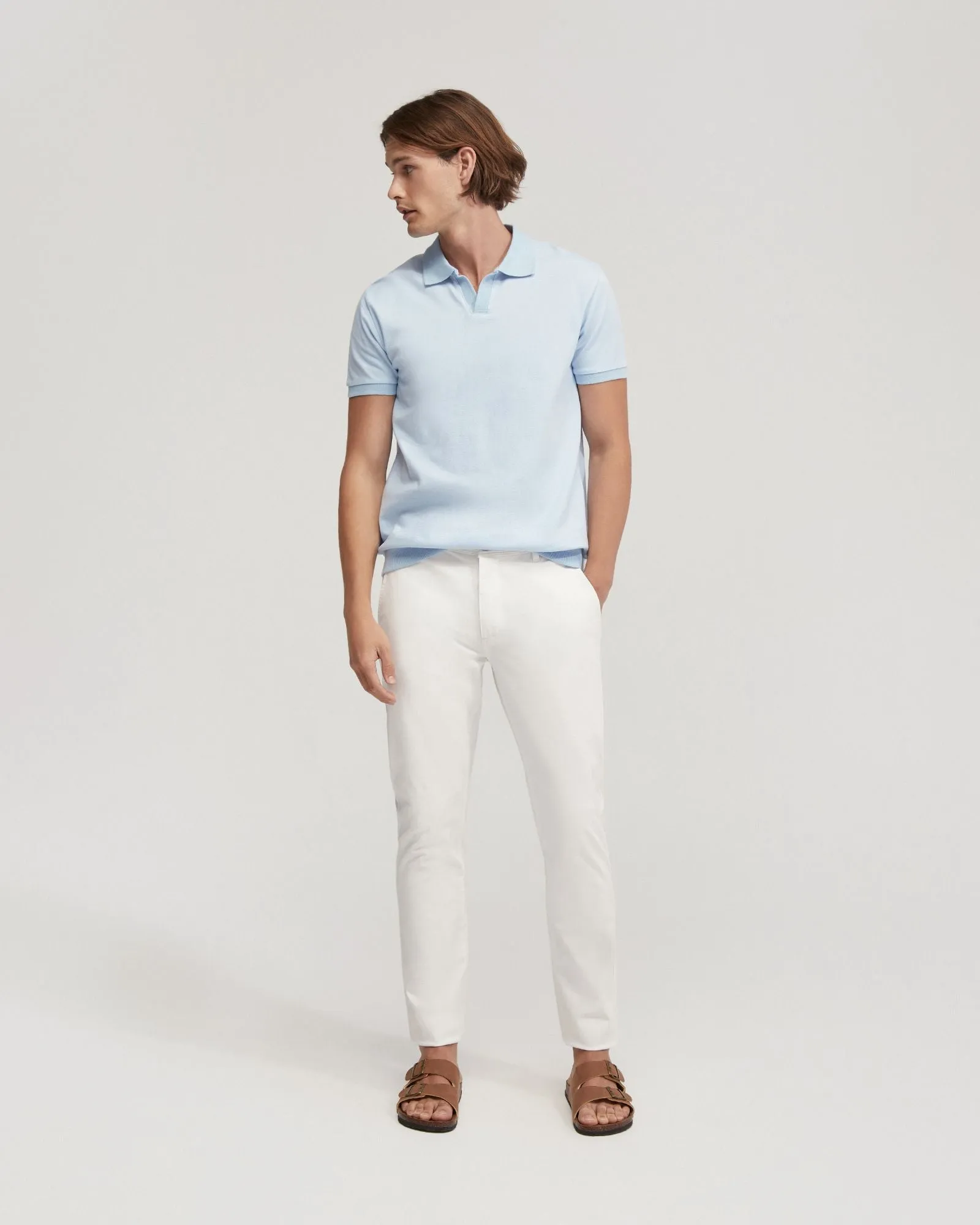 Slim Leg Cotton Chino