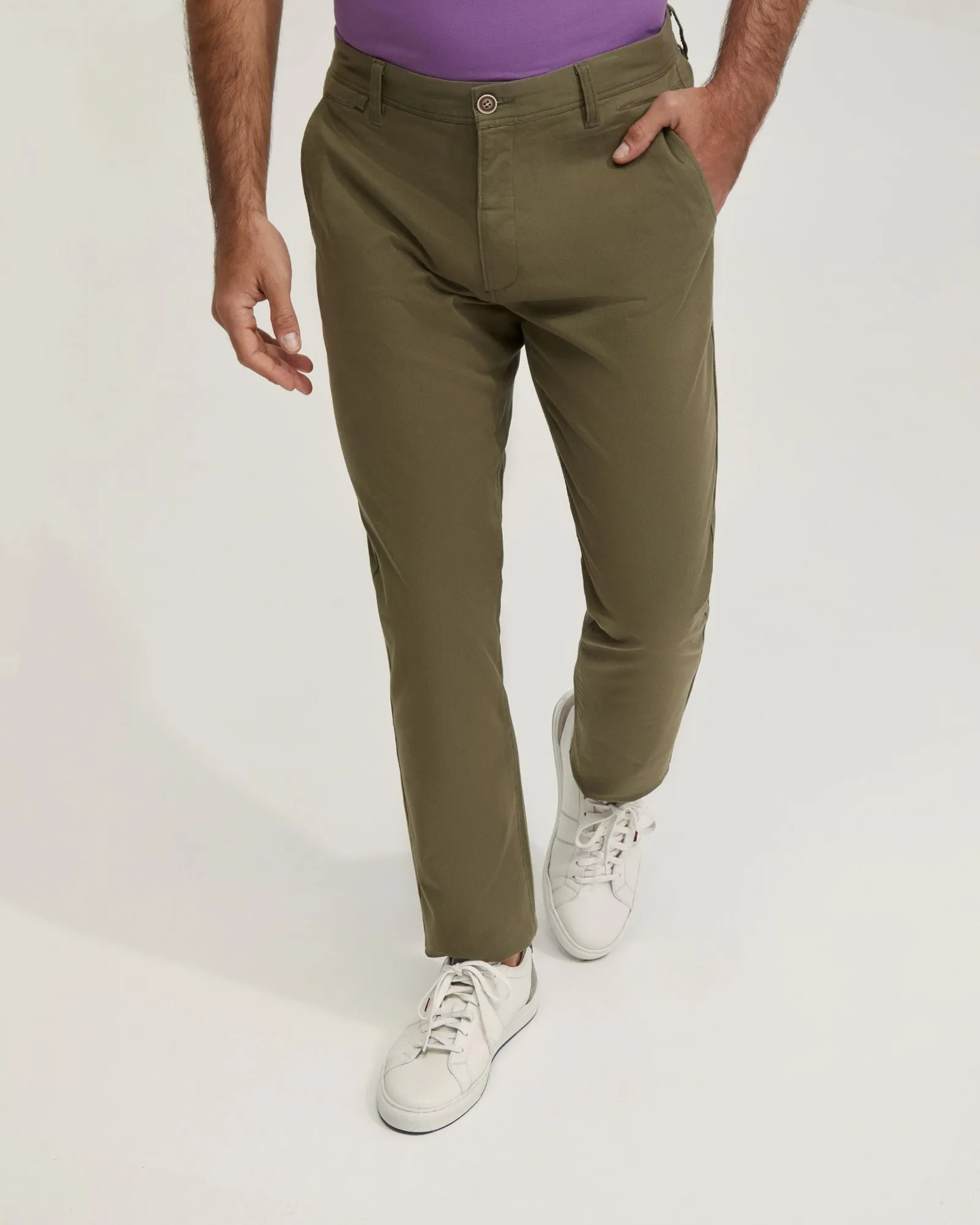 Slim Leg Cotton Chino