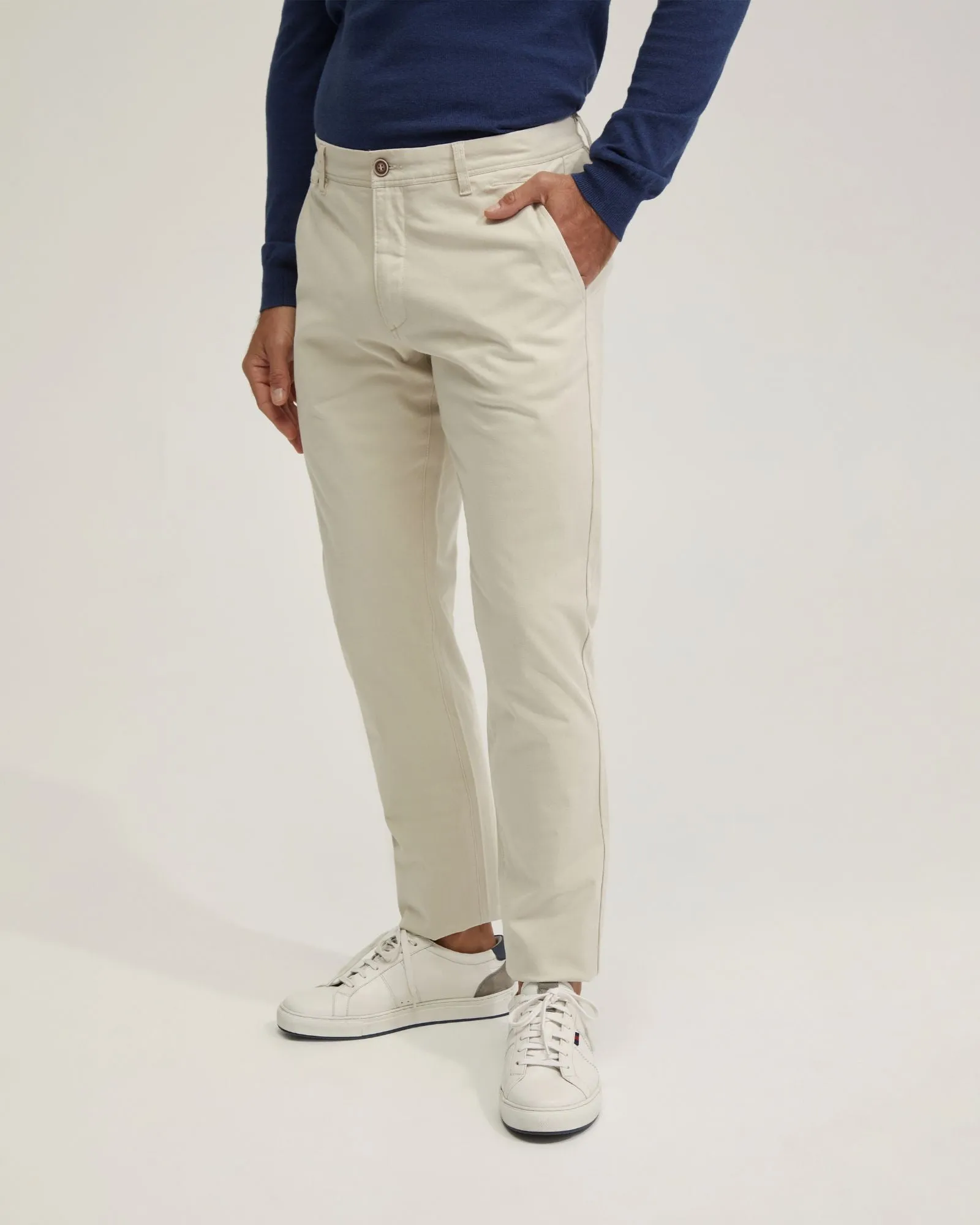 Slim Leg Cotton Chino