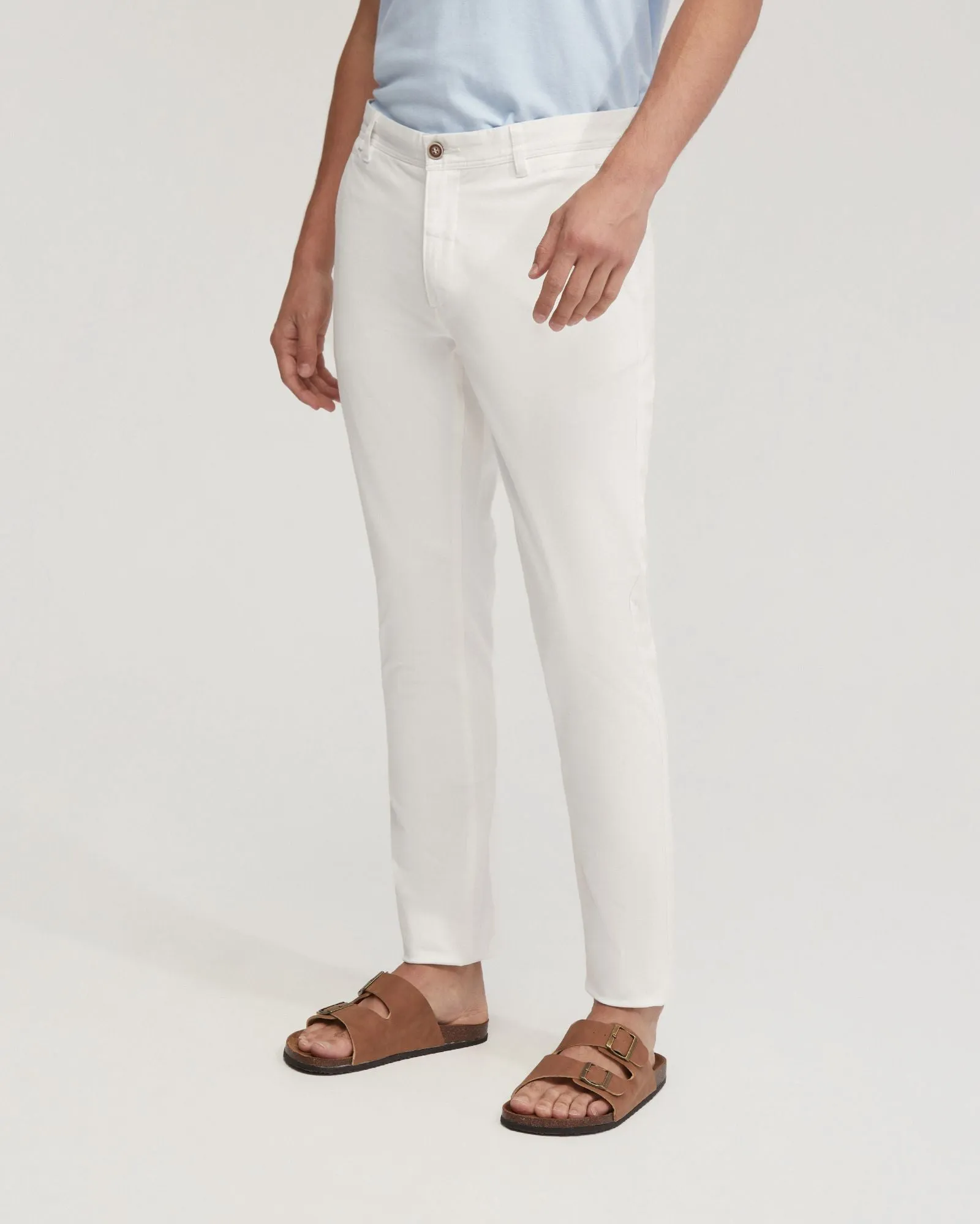 Slim Leg Cotton Chino