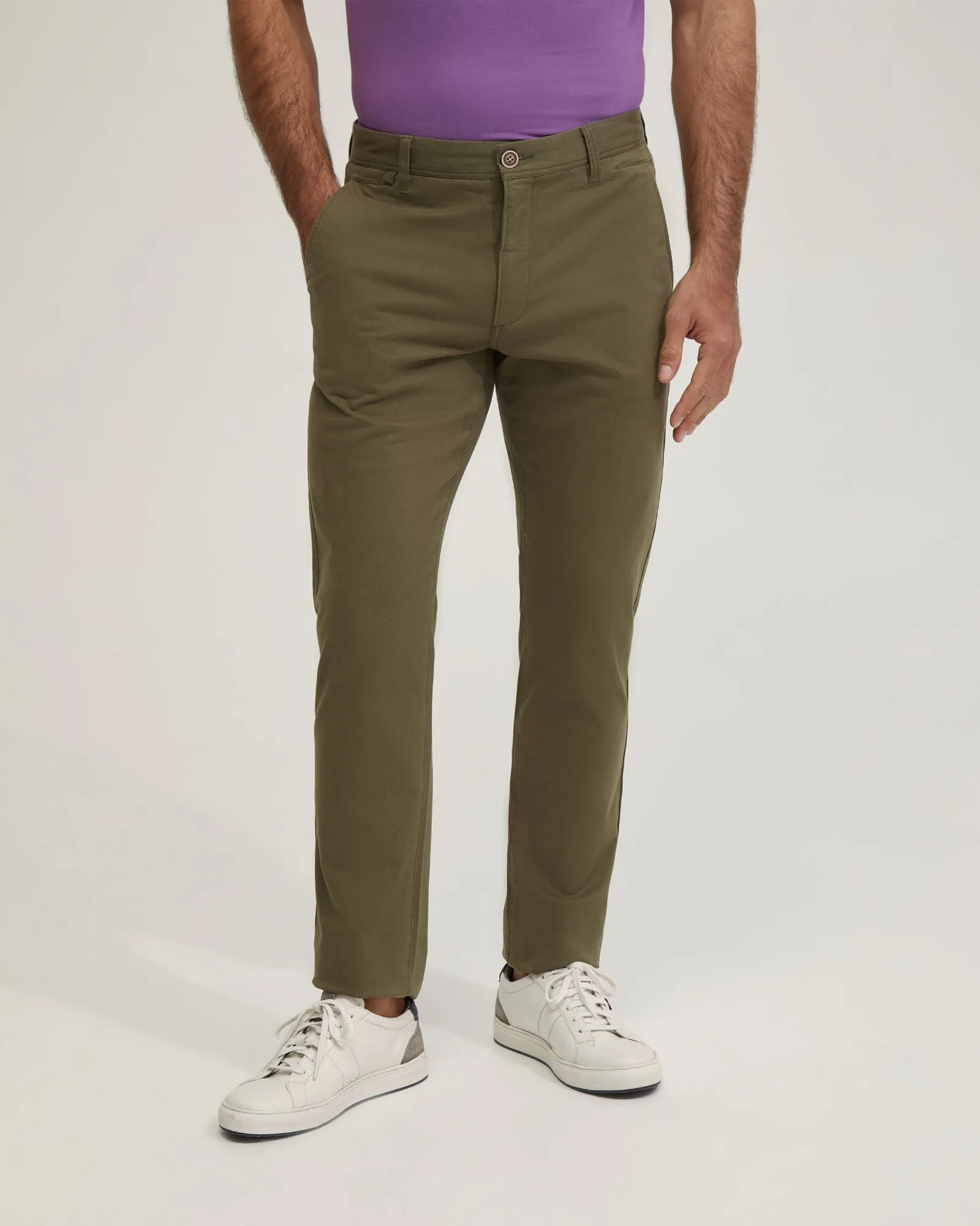 Slim Leg Cotton Chino