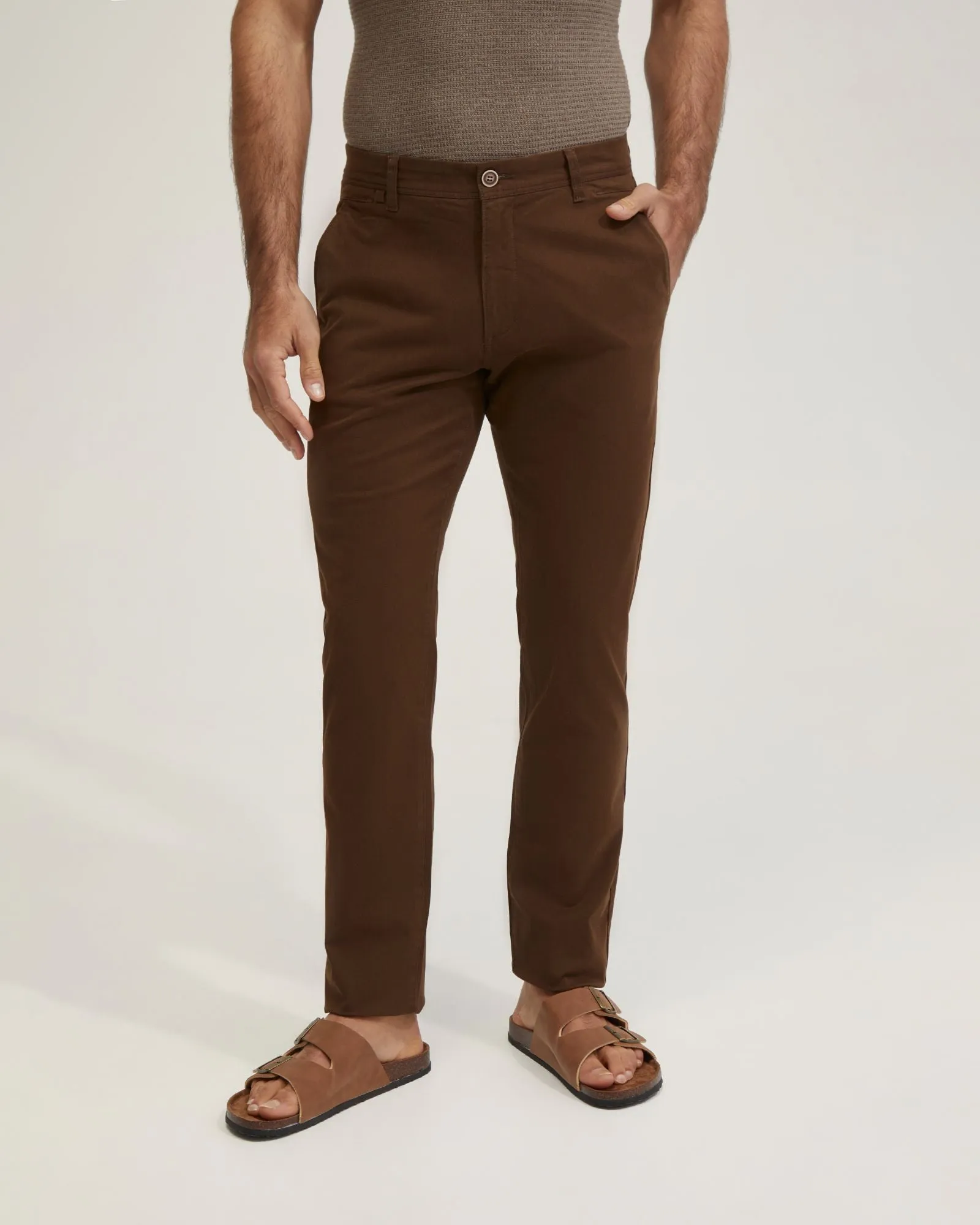 Slim Leg Cotton Chino