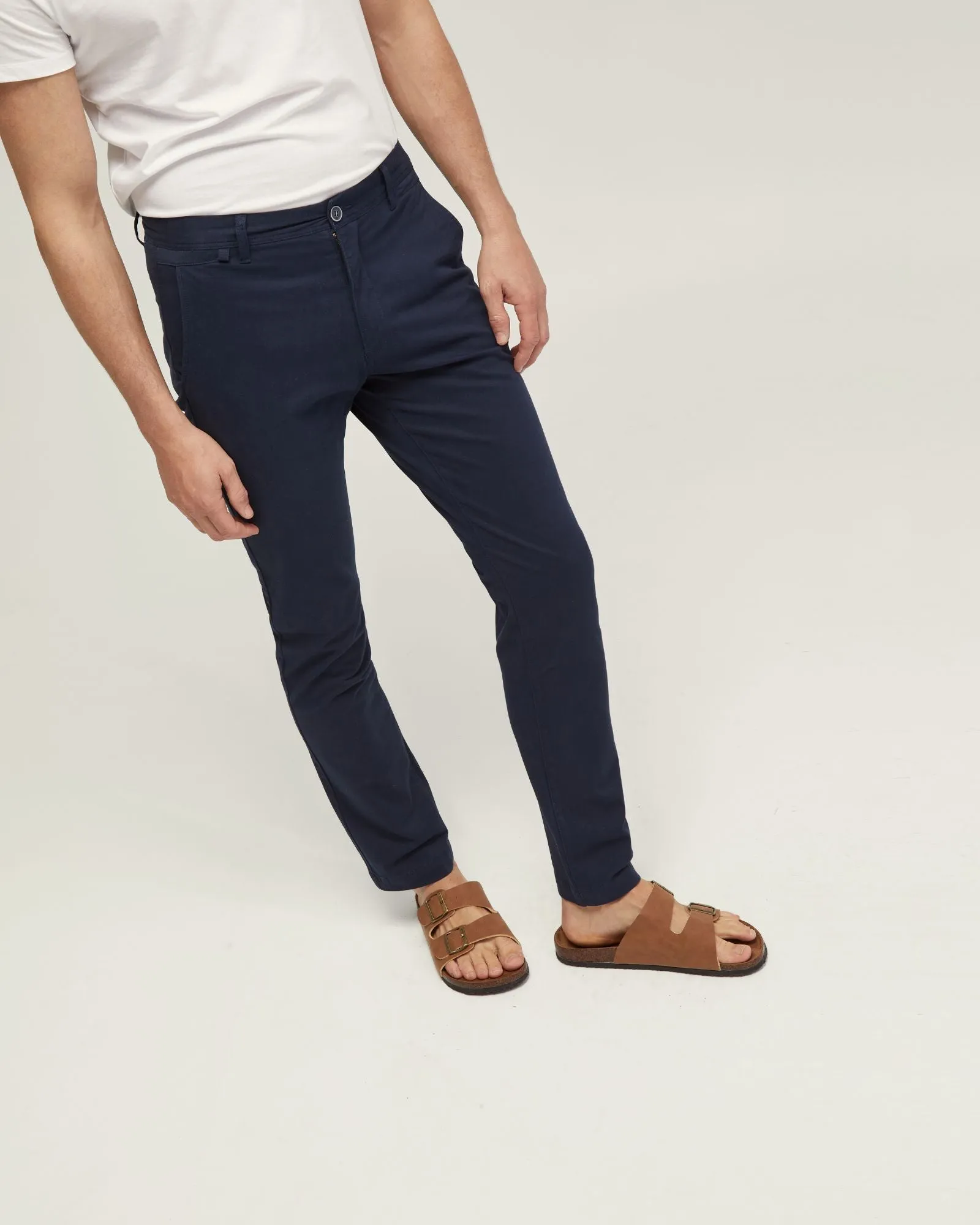 Slim Leg Cotton Chino