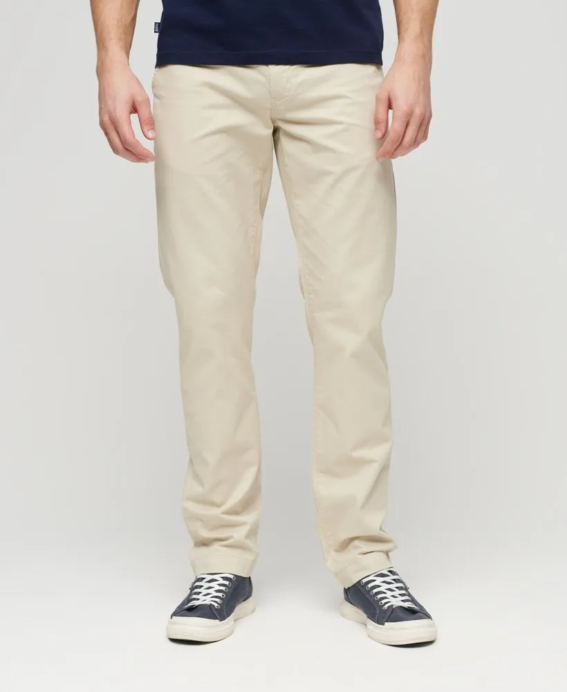 Slim Tapered Stretch Chino-Pelican Beige
