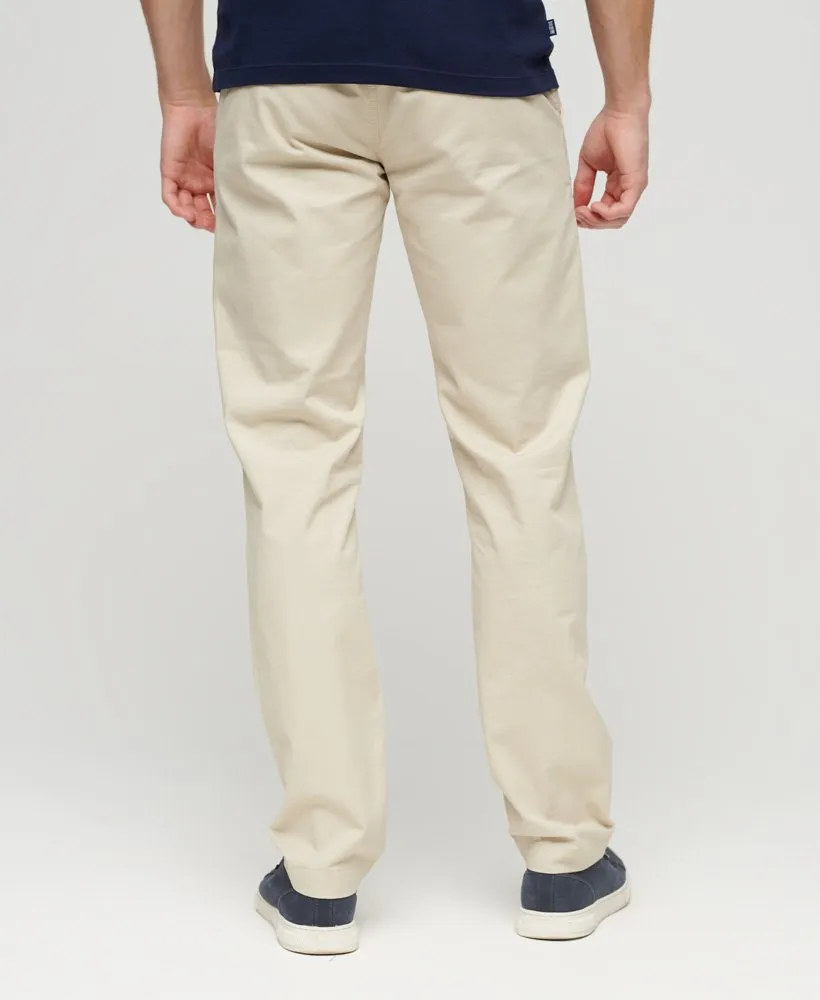 Slim Tapered Stretch Chino-Pelican Beige