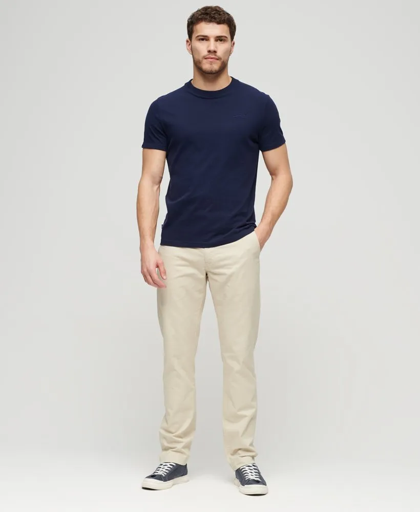 Slim Tapered Stretch Chino-Pelican Beige