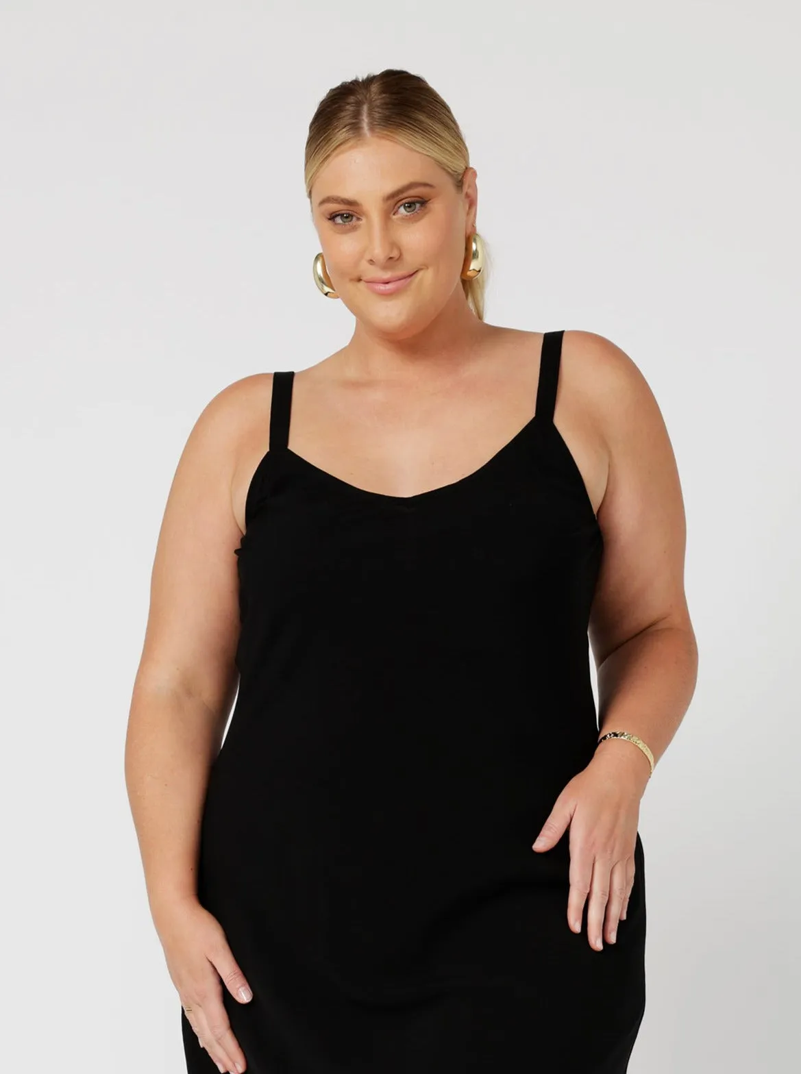 Slip Dress MAXI | Bias Cut | Black