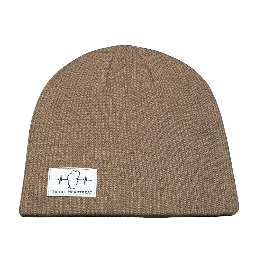 Tahoe Beanie | No Cuff | Tan