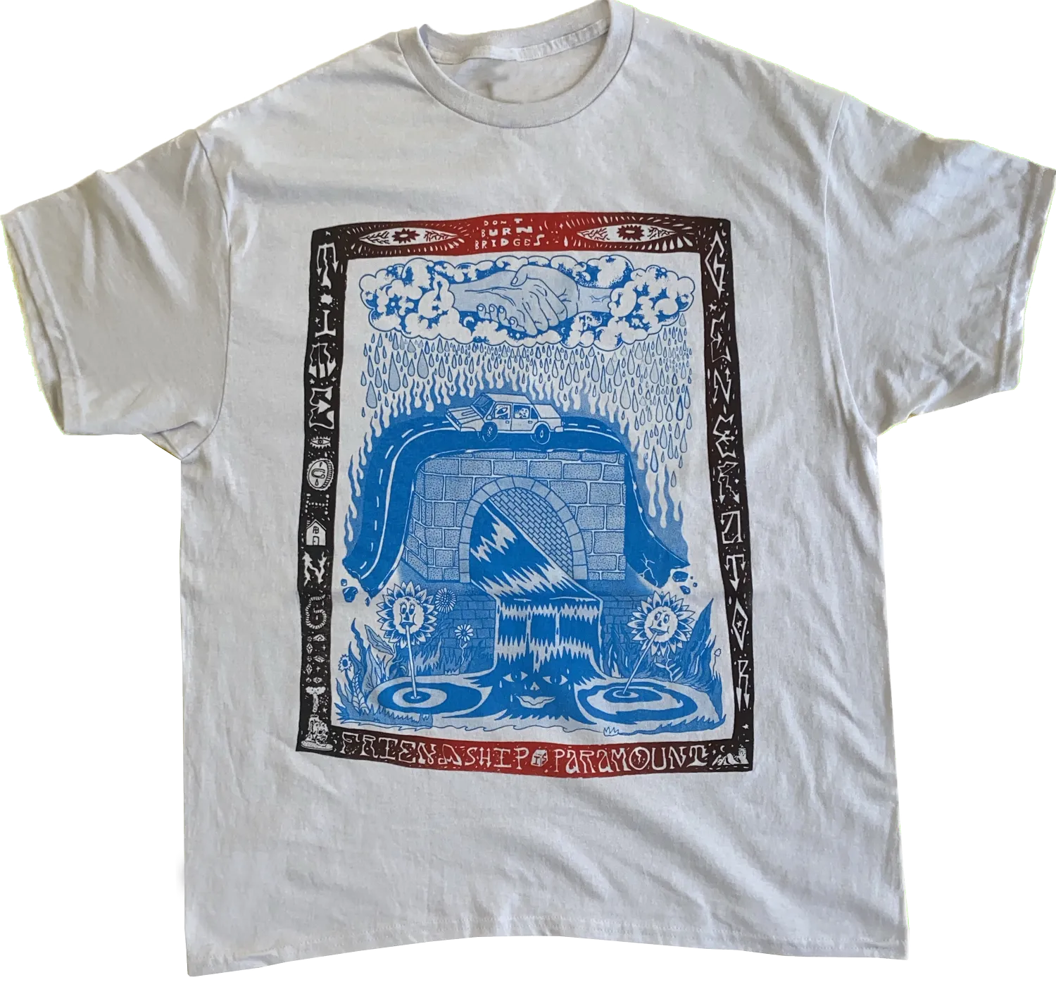 Time Change Generator Friendship is Paramount Tee Grey