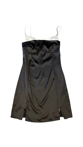 Tuxedo Dress - Black